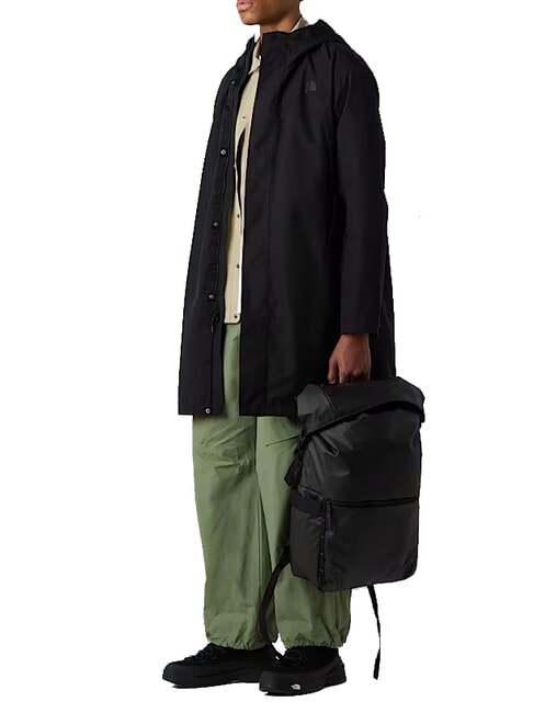 BASE CAMP VOYAGER Rolltop-Rucksack, f&uuml;r Laptops bis 16 Zoll TNF-Schwarz/Asphaltgrau - Rucks&auml;cke f&uuml;r Schule &amp; Freizeit