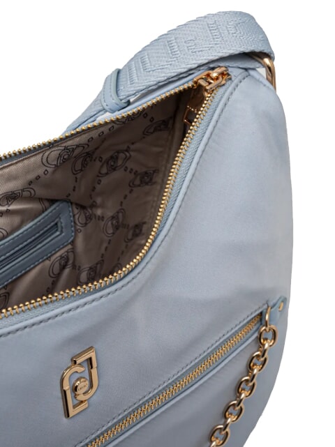 ACHALA Umh&auml;ngetasche aus Nylon mit Beutel Himmel - Damentaschen