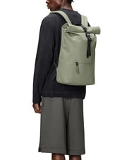 RAINS ROLLTOP RUCKSACK Gro&szlig;er wasserdichter Rucksack Drift - Rucks&auml;cke f&uuml;r Schule &amp; Freizeit - 5