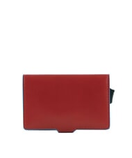 PIQUADRO BLUE SQUARE Kreditkartenetui aus Leder und Metall Leder4 - Brieftaschen Herren - 3