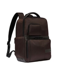 PIQUADRO WOLLEM Rucksack aus Leder und Stoff, 14-Zoll-Laptophalter MORO - PC-Rucks&auml;cke - 2