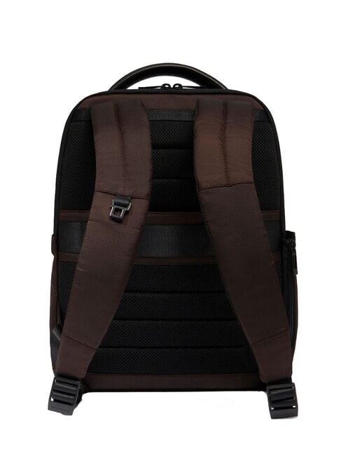 WOLLEM Rucksack aus Leder und Stoff, 14-Zoll-Laptophalter MORO - PC-Rucks&auml;cke