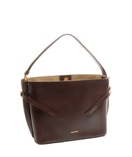 BORBONESE BRIDLE MEDIUM HOBO Umh&auml;ngetasche aus Leder - Damentaschen