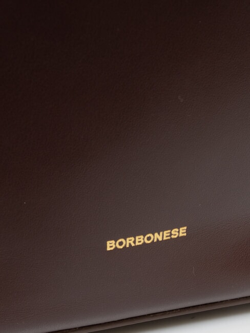 BRIDLE MEDIUM HOBO Umh&auml;ngetasche aus Leder Kastanie/Pilz - Damentaschen