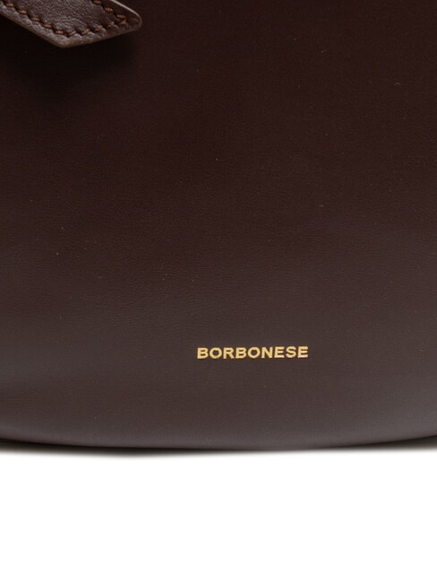 BRIDLE MEDIUM HOBO Mittlere Hobo-Tasche aus Nappaleder Kastanie/Pilz - Damentaschen