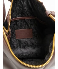 BORBONESE BRIDLE MEDIUM HOBO Mittlere Hobo-Tasche aus Nappaleder Kastanie/Pilz - Damentaschen - 5