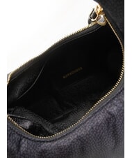 BORBONESE TWINNIE SMALL Kleine Umh&auml;ngetasche dunkles Schwarz - Damentaschen - 5