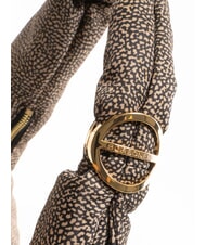 BORBONESE TWINNIE SMALL Kleine Umh&auml;ngetasche OP / NATUR / SCHWARZ - Damentaschen - 5