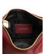BORBONESE HOBO LUNA MINI ECO LINE Schultertasche Merlot - Damentaschen - 5