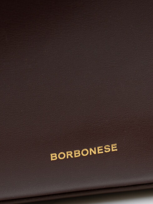 BRIDLE MEDIUM SHOPPER Mittelgro&szlig;e Handtasche aus Nappaleder Kastanie/Pilz - Damentaschen