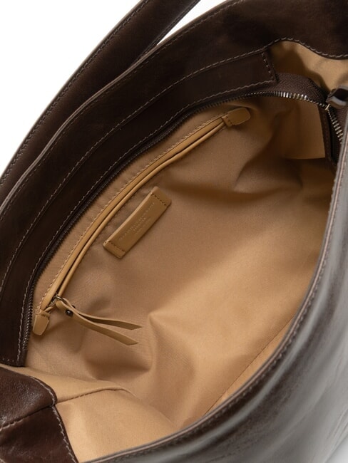 ASTRID Umh&auml;ngetasche aus Leder ausgedr&uuml;ckt - Damentaschen