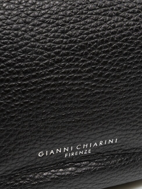 AISHA Umh&auml;ngetasche, Leder Schwarz - Damentaschen