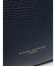 GIANNI CHIARINI HELENA ROUND Kleine Umh&auml;ngetasche aus Leder NAVY BLAU - Damentaschen - 5