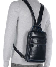 PIQUADRO BLUE SQUARE Tragbarkeit eines Rucksacks mit einer Schulter Blau - PC-Rucks&auml;cke - 6