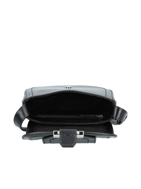 BENEDETTA  Mini-Umh&auml;ngetasche aus Leder Schwarzes Gold - Damentaschen