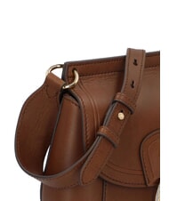 THE BRIDGE ERICA Umh&auml;ngetasche aus Leder BRAUN - Damentaschen - 4