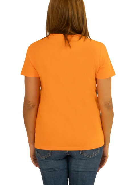 BOXY T-Shirt mit V-Ausschnitt orange - T-Shirts und Tops f&uuml;r Damen