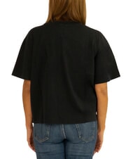 SUN68 BOXY Baumwoll-T-Shirt Schwarz - T-Shirts und Tops f&uuml;r Damen - 3