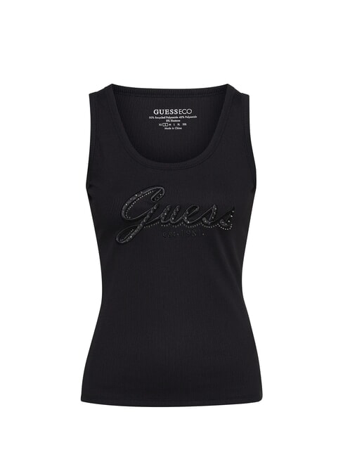 RAISSA LOGO Tanktop mit Strass-Logo jetbla - T-Shirts und Tops f&uuml;r Damen