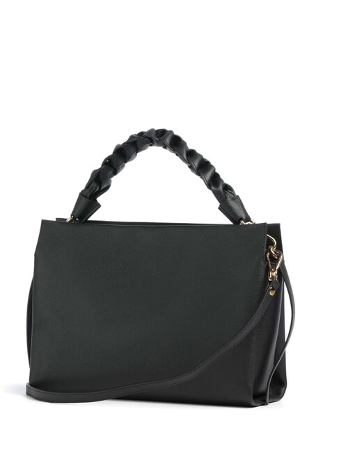 BOHEME Handtasche, mit Schultergurt, aus Leder schwarz/cognac - Damentaschen