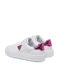GUESS DENESA Turnschuhe wei&szlig;/magenta - Damenschuhe - 3