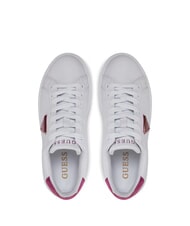 GUESS DENESA Turnschuhe wei&szlig;/magenta - Damenschuhe - 4