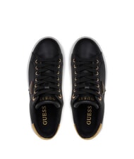 GUESS DENESA Turnschuhe SCHWARZES GOLD - Damenschuhe - 4