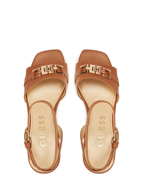 GRATO Hohe Ledersandalen br&auml;unen - Damenschuhe