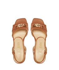 GUESS GRATO Hohe Ledersandalen br&auml;unen - Damenschuhe - 4