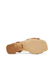 GUESS GRATO Hohe Ledersandalen br&auml;unen - Damenschuhe - 5
