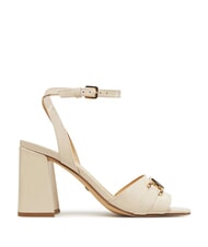 GUESS GRATO Hohe Ledersandalen CREME - Damenschuhe - 2