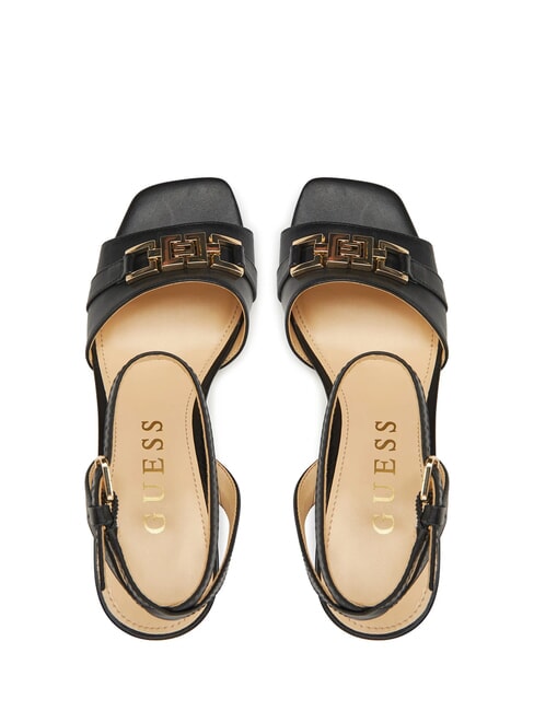 GRATO Hohe Ledersandalen SCHWARZ - Damenschuhe