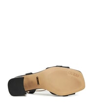 GUESS GRATO Hohe Ledersandalen SCHWARZ - Damenschuhe - 5