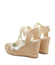 GUESS CYRENA Sandalen mit 10 cm Absatz Wei&szlig; - Damenschuhe - 3