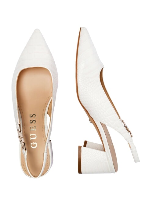 ZABELA Pumps mit 6 cm Absatz Wei&szlig; - Damenschuhe