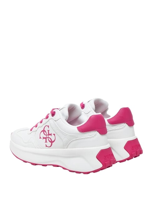 LUCKEI Sneakers mit 4G-Logo Wei&szlig; / Fuchsia - Damenschuhe