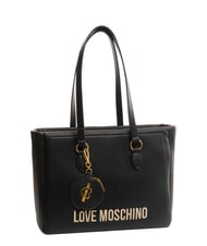 LOVE MOSCHINO CAMO CORE Einkaufstasche mit Beutel Schwarz - Damentaschen - 2