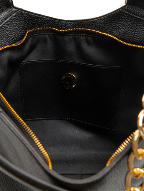 GIANT Einkaufstasche mit Ketteneins&auml;tzen Schwarz - Damentaschen