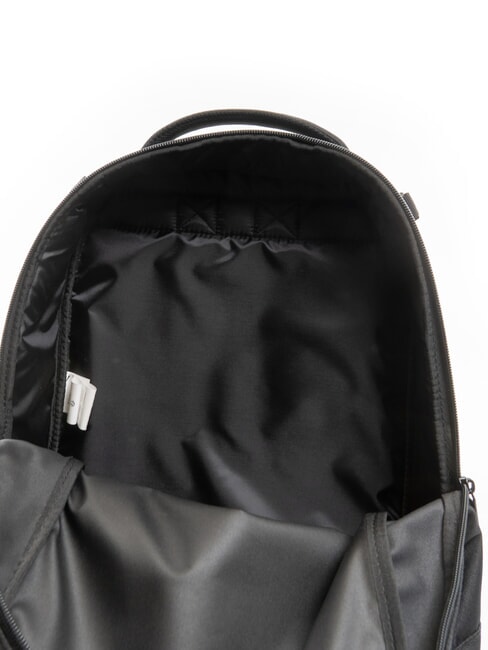 MAGIC GOAL Abnehmbarer 3-Rad-Trolley-Rucksack STREIFEN SCHWARZ / WEISS - Rucks&auml;cke mit Trolleyfunktion