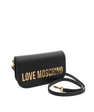 LOVE MOSCHINO BOLD LOVE Umh&auml;ngetasche mit &Uuml;berschlag Schwarz - Damentaschen - 2