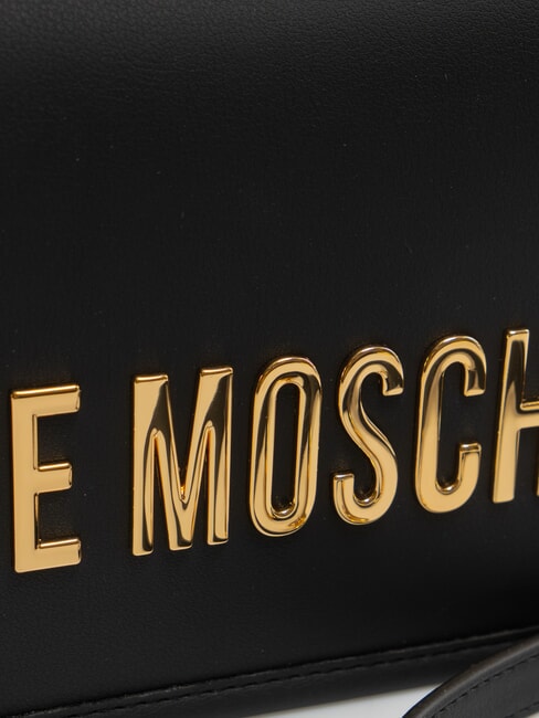 BOLD LOVE Umh&auml;ngetasche mit &Uuml;berschlag Schwarz - Damentaschen