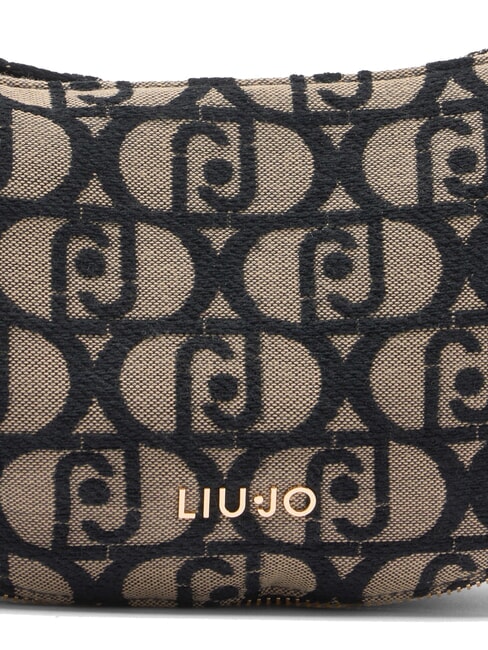 KALISKA Kleine Jacquard-Umh&auml;ngetasche Tabak - Damentaschen