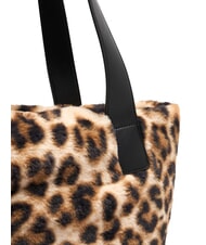 LIUJO VERRY Gro&szlig;e Hobo-Tasche aus Pl&uuml;sch nat&uuml;rlicher Fleck. - Damentaschen - 4