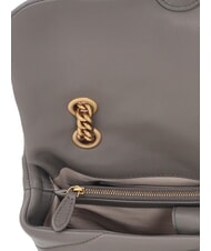 PINKO CLASSIC LOVE PUFF Tasche aus Nappaleder Asphaltgrau 1 - Antike Tore - Damentaschen - 4