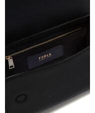 FURLA URBAN Kleine Umh&auml;ngetasche aus Leder Schwarz - Damentaschen - 4