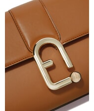 FURLA URBAN Kleine Umh&auml;ngetasche aus Leder Brandy - Damentaschen - 3