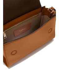 FURLA URBAN Kleine Umh&auml;ngetasche aus Leder Brandy - Damentaschen - 4