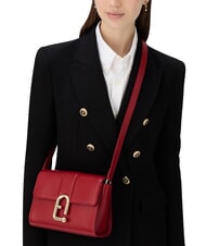 FURLA URBAN Kleine Umh&auml;ngetasche aus Leder Lack - Damentaschen - 5