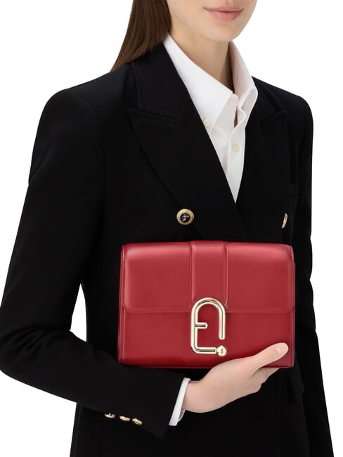 URBAN Kleine Umh&auml;ngetasche aus Leder Lack - Damentaschen