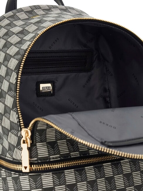 FOLLIE Rucksack mit Jet Set-Logo-Print schwarzes Logo - Damentaschen